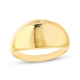 Tapered Dome Ring 14K Yellow Gold