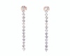 Thumbnail Image 0 of Lab-Created Diamonds by KAY Drop Earrings 1-1/4 ct tw 14K Rose Gold