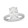 Thumbnail Image 1 of Neil Lane Artistry Oval-Cut Lab-Created Diamond Engagement Ring 4-5/8 ct tw 14K White Gold