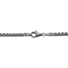 Thumbnail Image 4 of Men's Tahitian Cultured Pearl Box Chain Necklace Black Rhodium-Plated Sterling Silver 20&quot;