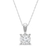 Thumbnail Image 1 of Radiant Reflections 1/4 ct tw Diamonds 10K White Gold Necklace 18&quot; (J/I3)