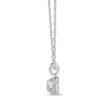 Thumbnail Image 2 of GSI Solitaire Diamond Necklace 1/3 ct tw Round-cut 14K White Gold 18&quot; (I/I1)