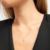 Thumbnail Image 5 of GSI Solitaire Diamond Necklace 1/3 ct tw Round-cut 14K White Gold 18&quot; (I/I1)