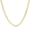 Thumbnail Image 0 of Semi-Solid Double-Curb Chain Necklace 4.7mm 14K Yellow Gold 22"