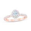 Thumbnail Image 1 of THE LEO First Light Diamond Oval-Cut Engagement Ring 3/4 ct tw 14K Rose Gold