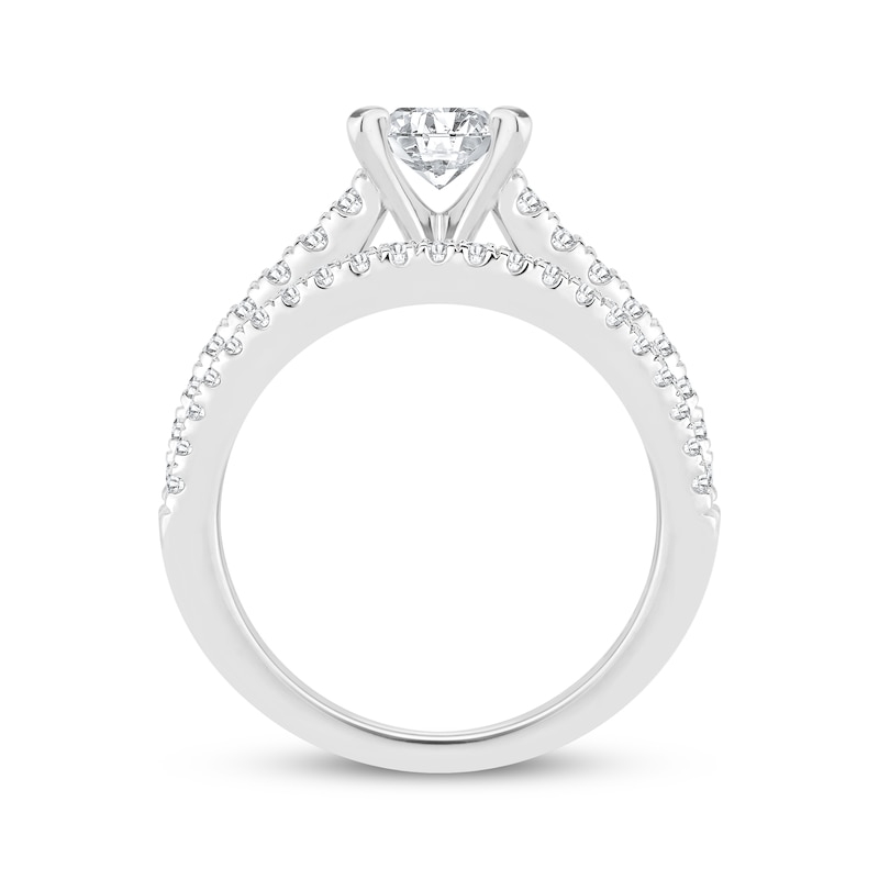 Diamond Princess-cut Bridal Set 1-1/6 ct tw 14K White Gold