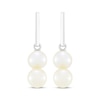 Thumbnail Image 2 of Cultured Pearl Drop Earrings Sterling Silver