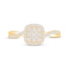 Thumbnail Image 3 of Diamond Promise Ring 1/3 ct tw 10K Yellow Gold