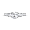 Thumbnail Image 3 of THE LEO Diamond Round-Cut Three-Stone Engagement Ring 1-5/8 ct tw 14K White Gold