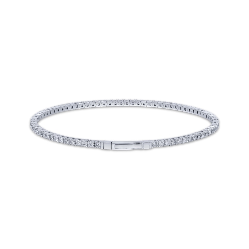 Main Image 2 of Diamond Flex Bangle Bracelet 2 ct tw 14K White Gold