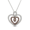 Thumbnail Image 0 of Le Vian Diamond Heart Necklace 1 ct tw 14K Vanilla Gold 18"