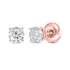 Thumbnail Image 1 of Lab-Grown Diamonds by KAY Round-Cut Solitaire Stud Earrings 1/2 ct tw 14K Rose Gold (F/VS2)