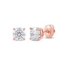 Thumbnail Image 1 of Lab-Grown Diamonds by KAY Round-Cut Solitaire Stud Earrings 1-1/2 ct tw 14K Rose Gold (F/VS2)