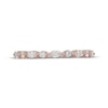 Thumbnail Image 3 of Neil Lane Artistry Marquise & Round-Cut Lab-Created Diamond Anniversary Ring 3/4 ct tw 14K Rose Gold