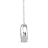 Thumbnail Image 2 of Diamond Solitaire Teardrop Necklace 1/20 ct tw 14K White Gold 18&quot; (I/I2)