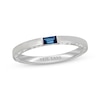 Thumbnail Image 1 of Neil Lane Baguette-Cut Natural Blue Sapphire Anniversary Ring 14K White Gold