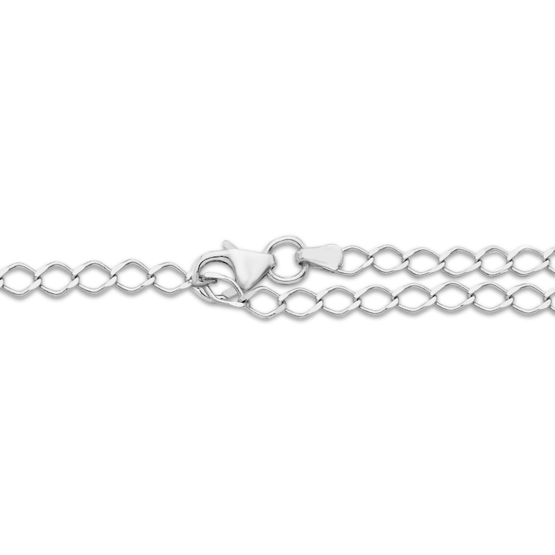 Main Image 3 of Believe in Love Diamond Double Hearts Adjustable Bracelet 1/2 ct tw 10K White Gold