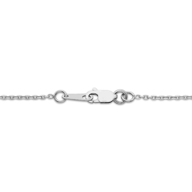 Main Image 3 of Milestones Diamond Teardrop Necklace 1/2 ct tw 10K White Gold 18&quot;