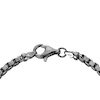 Thumbnail Image 3 of Men's Tahitian Cultured Pearl Box Chain Bracelet Black Rhodium-Plated Sterling Silver 8.5&quot;