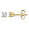 Thumbnail Image 1 of Diamond Earrings 1/3 ct tw Round-cut 14K Yellow Gold (I/I2)