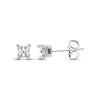 Thumbnail Image 1 of Diamond Solitaire Earrings 3/4 ct tw Princess 14K Gold (K/I2)