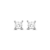 Thumbnail Image 2 of Diamond Solitaire Earrings 3/4 ct tw Princess 14K Gold (K/I2)