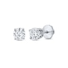 Thumbnail Image 1 of Diamond Solitaire Stud Earrings 7/8 ct tw Round-cut 14K White Gold (J/I3)