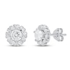 Thumbnail Image 1 of Diamond Halo Earrings 1 ct tw 10K White Gold (I/I2)