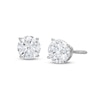 Thumbnail Image 1 of GSI Solitaire Diamond Earrings 1 ct tw Round-cut 14K White Gold (I/SI2)