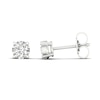 Thumbnail Image 2 of Diamond Solitaire Earrings 1/5 ct tw Round-cut Sterling Silver (J/I3)