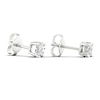 Thumbnail Image 3 of Diamond Solitaire Earrings 1/5 ct tw Round-cut Sterling Silver (J/I3)