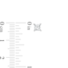 Thumbnail Image 3 of Lab-Grown Diamonds by KAY Princess-Cut Solitaire Stud Earrings 1/2 ct tw 14K White Gold (F/VS2)