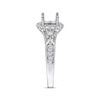 Thumbnail Image 1 of Round & Baguette-Cut Diamond Ring Setting 5/8 ct tw 14K White Gold