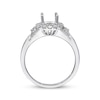 Thumbnail Image 2 of Round & Baguette-Cut Diamond Ring Setting 5/8 ct tw 14K White Gold