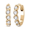 Thumbnail Image 0 of Diamond Twist Hoop Earrings 1/10 ct tw 10K Yellow Gold