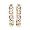 Thumbnail Image 1 of Diamond Twist Hoop Earrings 1/10 ct tw 10K Yellow Gold