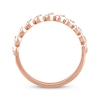 Thumbnail Image 3 of Diamond Sideways Hearts Ring 1/20 ct tw 10K Rose Gold