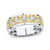 Thumbnail Image 1 of Men's Diamond Wedding Band 1 ct tw 10K Two-Tone Gold