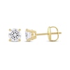 Thumbnail Image 3 of Lab-Grown Diamonds by KAY Round-Cut Solitaire Stud Earrings 1 ct tw 14K Yellow Gold (F/VS2)