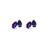 Thumbnail Image 2 of Toi et Moi Pear-Shaped Amethyst & Iolite Earrings 10K White Gold