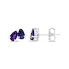 Thumbnail Image 3 of Toi et Moi Pear-Shaped Amethyst & Iolite Earrings 10K White Gold