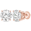 Thumbnail Image 1 of Round-Cut Diamond Solitaire Stud Earrings 2 ct tw 14K Rose Gold (J/I2)