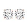 Thumbnail Image 2 of Round-Cut Diamond Solitaire Stud Earrings 2 ct tw 14K Rose Gold (J/I2)