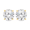Thumbnail Image 1 of Round-Cut Diamond Solitaire Stud Earrings 2 ct tw 14K Yellow Gold (J/I2)