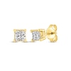 Thumbnail Image 1 of Princess-Cut Diamond Solitaire Stud Earrings 1/4 ct tw 14K Yellow Gold (J/I2)