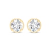 Thumbnail Image 1 of Round-Cut Diamond Bezel-Look Solitaire Stud Earrings 1 ct tw 14K Yellow Gold (I/I2)