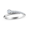 Thumbnail Image 1 of Milestones Diamond Bypass Anniversary Ring 1/4 ct tw 14K White Gold