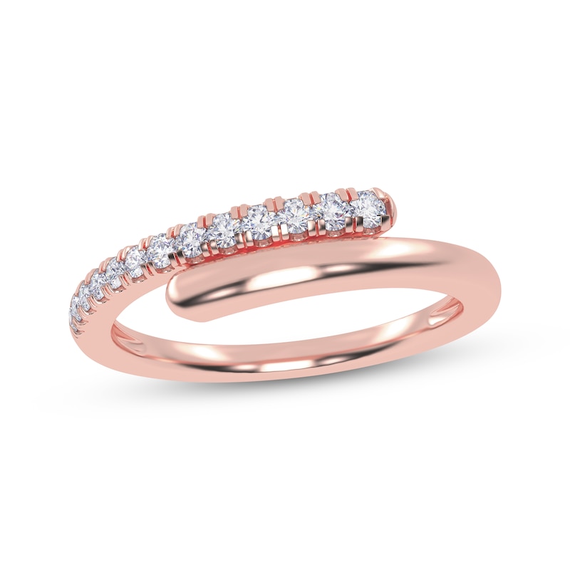 Main Image 1 of Diamond Wrap Ring 1/6 ct tw 14K Rose Gold