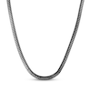 Thumbnail Image 1 of Men's Hollow Cobra Chain Necklace 4mm Stainless Steel & Black Ion Plating 24&quot;