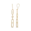 Thumbnail Image 1 of Reaura Mariner Link Drop Earrings Repurposed 14K Yellow Gold